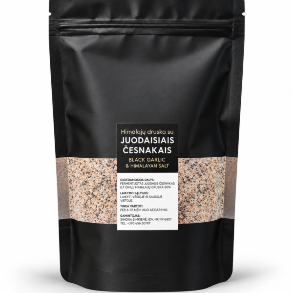Himalajų druska su juodaisiais česnakais | 300 g