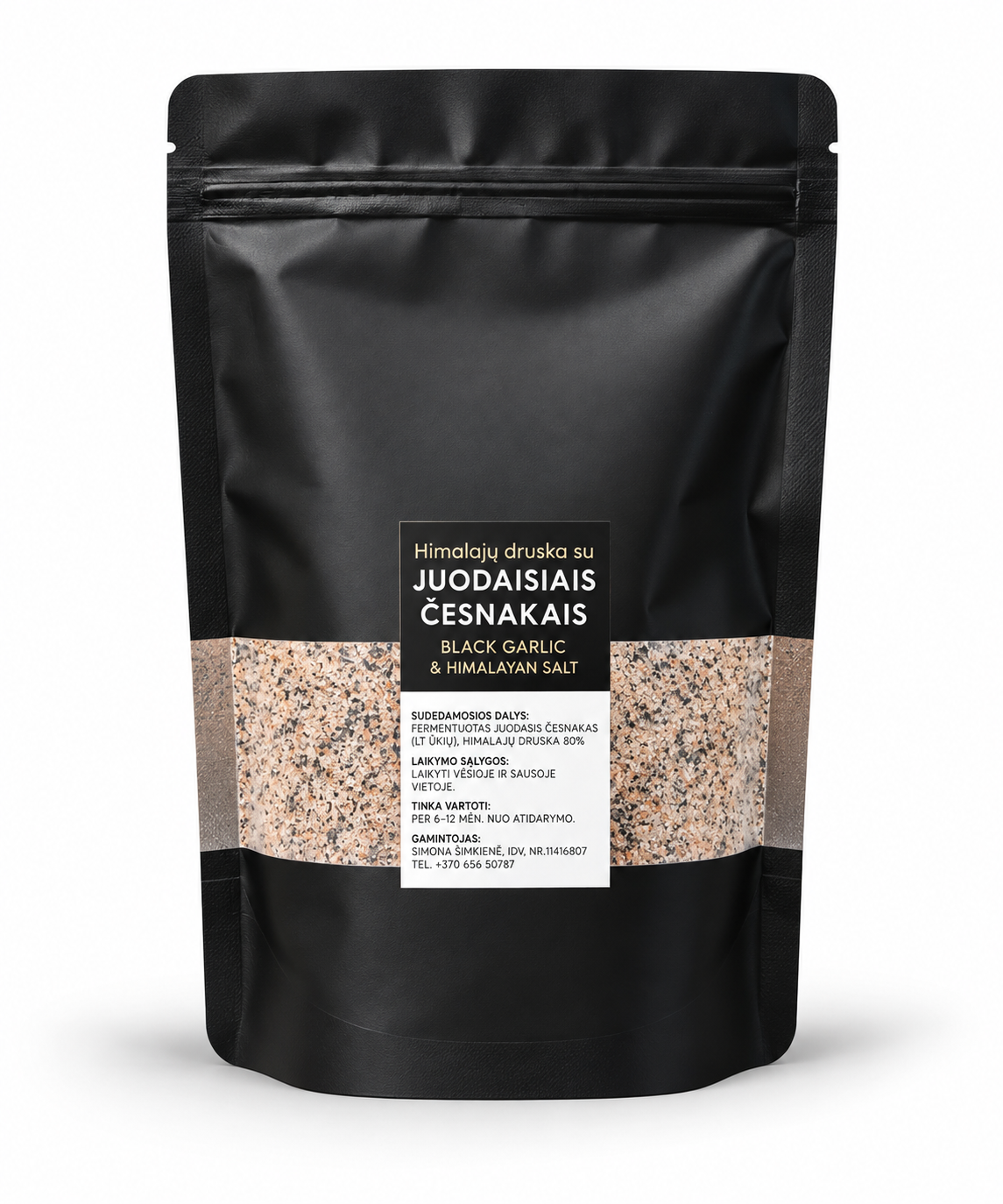 Himalajų druska su juodaisiais česnakais | 300 g